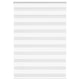Vidaxl zebra rolgordijn 110x150 cm stofbreedte 105,9cm polyester wit