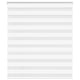 Vidaxl zebra rolgordijn 135x150 cm stofbreedte 130,9cm polyester wit