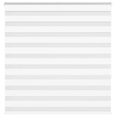 Vidaxl zebra rolgordijn 140x150 cm stofbreedte 135,9cm polyester wit