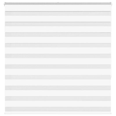 Vidaxl zebra rolgordijn 145x150 cm stofbreedte 140,9cm polyester wit