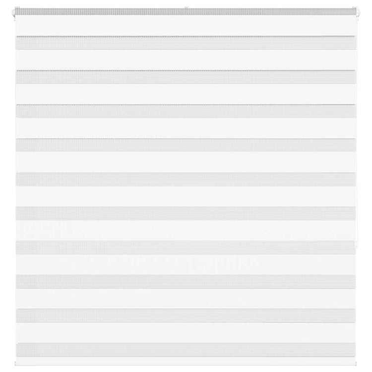Vidaxl zebra rolgordijn 150x150 cm stofbreedte 145,9cm polyester wit