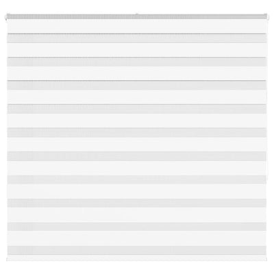 Vidaxl zebra rolgordijn 155x150 cm stofbreedte 150,9cm polyester wit