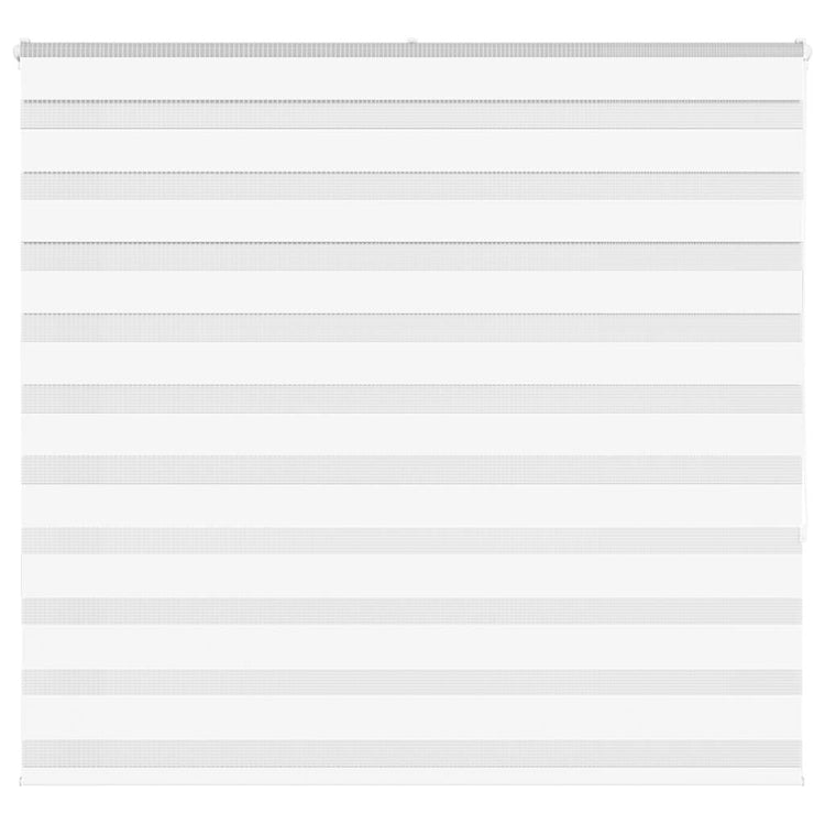 Vidaxl zebra rolgordijn 160x150 cm stofbreedte 155,9cm polyester wit