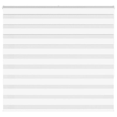 Vidaxl zebra rolgordijn 165x150 cm stofbreedte 160,9cm polyester wit