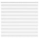 Vidaxl zebra rolgordijn 165x150 cm stofbreedte 160,9cm polyester wit