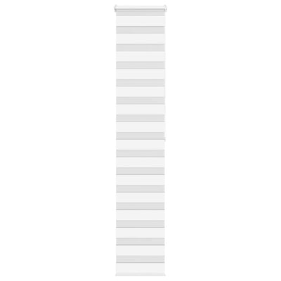Vidaxl zebra rolgordijn 40x200 cm stofbreedte 35,9 cm polyester wit