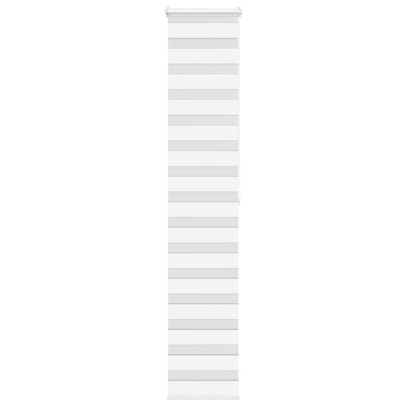 Vidaxl zebra rolgordijn 40x200 cm stofbreedte 35,9 cm polyester wit