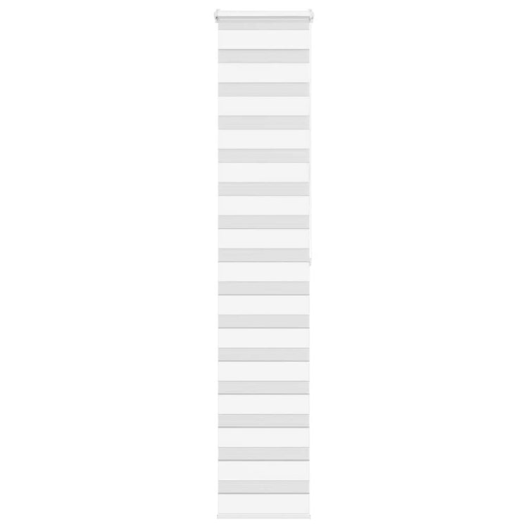 Vidaxl zebra rolgordijn 45x200 cm stofbreedte 40,9 cm polyester wit