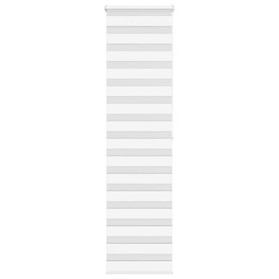 Vidaxl zebra rolgordijn 60x200 cm stofbreedte 55,9 cm polyester wit