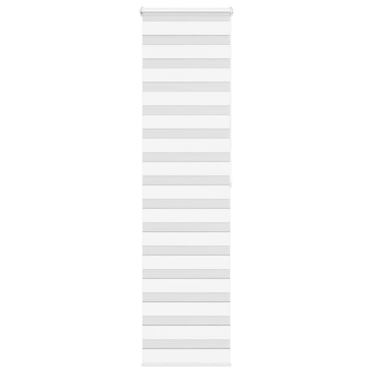 Vidaxl zebra rolgordijn 60x200 cm stofbreedte 55,9 cm polyester wit