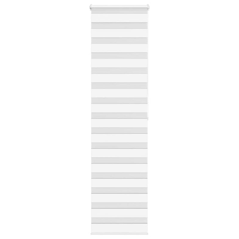 Vidaxl zebra rolgordijn 60x200 cm stofbreedte 55,9 cm polyester wit