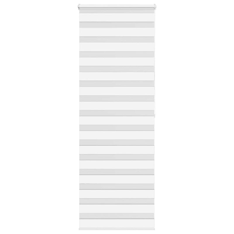 Vidaxl zebra rolgordijn 70x200 cm stofbreedte 65,9 cm polyester wit