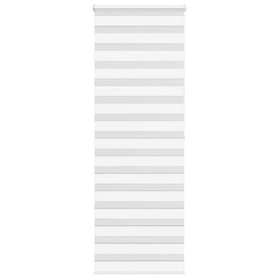 Vidaxl zebra rolgordijn 75x200 cm stofbreedte 70,9 cm polyester wit