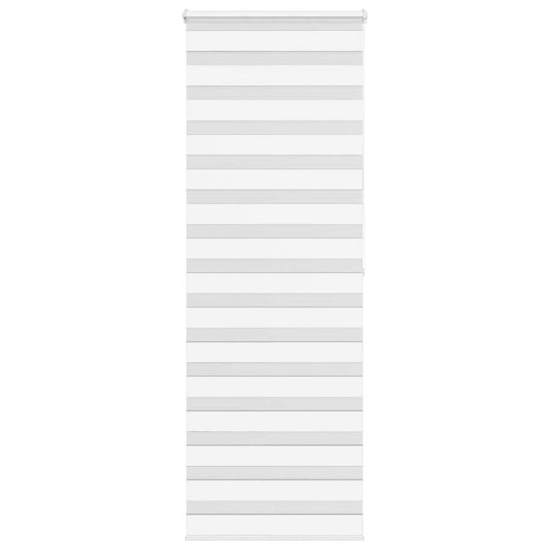 Vidaxl zebra rolgordijn 75x200 cm stofbreedte 70,9 cm polyester wit