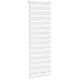 Vidaxl zebra rolgordijn 75x200 cm stofbreedte 70,9 cm polyester wit - afbeelding 3