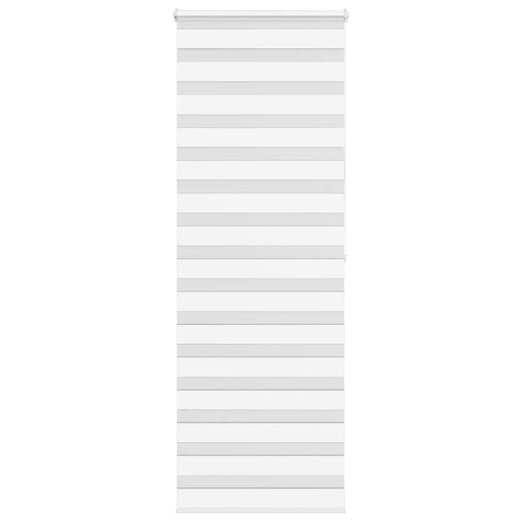 Vidaxl zebra rolgordijn 90x200 cm stofbreedte 85,9 cm polyester wit