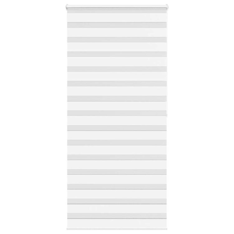 Vidaxl zebra rolgordijn 100x200 cm stofbreedte 95,9 cm polyester wit