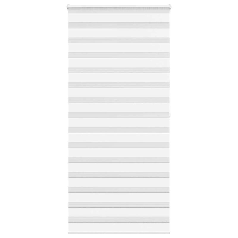 Vidaxl zebra rolgordijn 100x200 cm stofbreedte 95,9 cm polyester wit