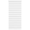 Vidaxl zebra rolgordijn 115x200 cm stofbreedte 110,9cm polyester wit