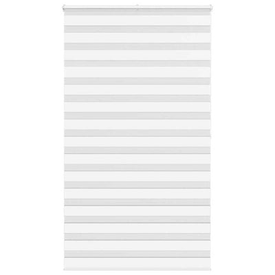 Vidaxl zebra rolgordijn 120x200 cm stofbreedte 115,9cm polyester wit