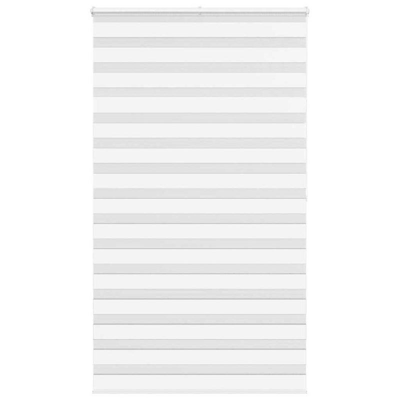 Vidaxl zebra rolgordijn 120x200 cm stofbreedte 115,9cm polyester wit