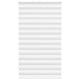 Vidaxl zebra rolgordijn 125x200 cm stofbreedte 120,9cm polyester wit