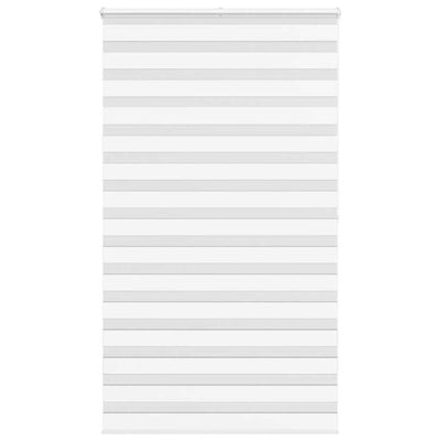Vidaxl zebra rolgordijn 135x200 cm stofbreedte 130,9cm polyester wit