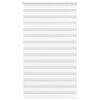 Vidaxl zebra rolgordijn 135x200 cm stofbreedte 130,9cm polyester wit