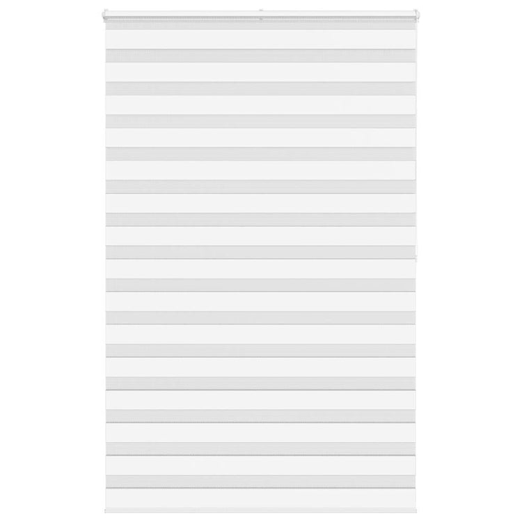 Vidaxl zebra rolgordijn 140x200 cm stofbreedte 135,9cm polyester wit