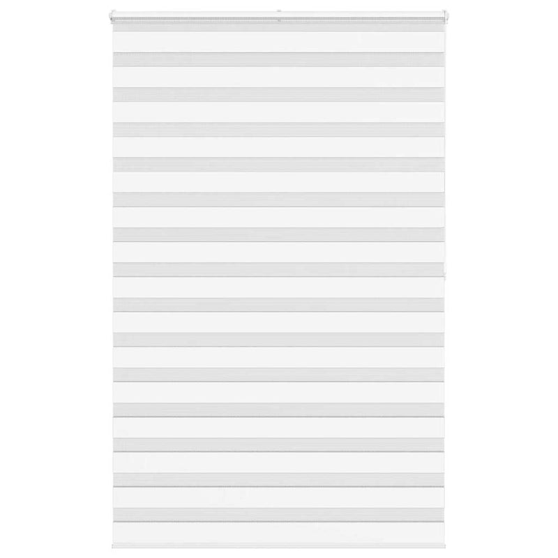 Vidaxl zebra rolgordijn 145x200 cm stofbreedte 140,9cm polyester wit
