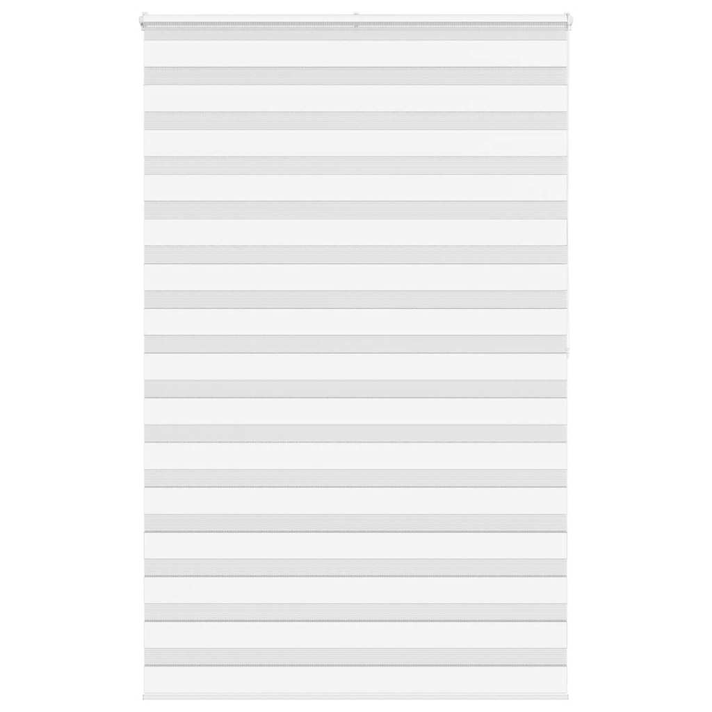 Vidaxl zebra rolgordijn 150x200 cm stofbreedte 145,9cm polyester wit