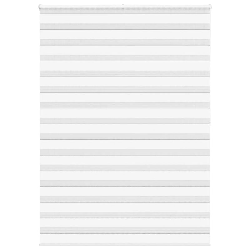 Vidaxl zebra rolgordijn 155x200 cm stofbreedte 150,9cm polyester wit