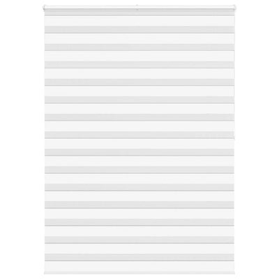 Vidaxl zebra rolgordijn 160x200 cm stofbreedte 155,9cm polyester wit
