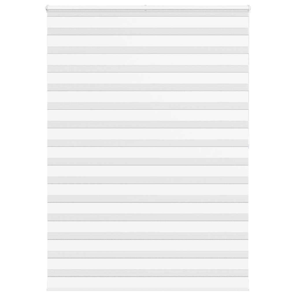 Vidaxl zebra rolgordijn 165x200 cm stofbreedte 160,9cm polyester wit
