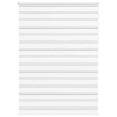 Vidaxl zebra rolgordijn 165x200 cm stofbreedte 160,9cm polyester wit