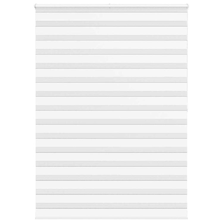 Vidaxl zebra rolgordijn 165x200 cm stofbreedte 160,9cm polyester wit