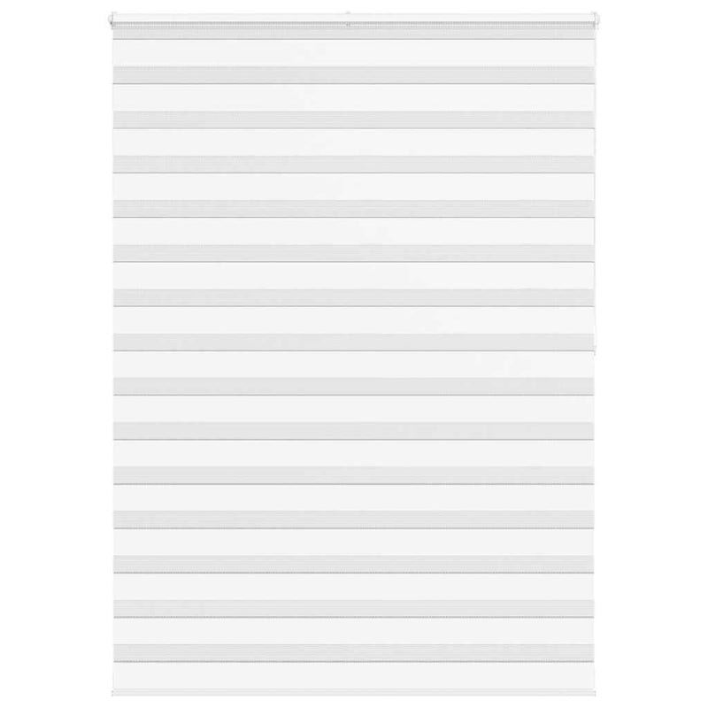 Vidaxl zebra rolgordijn 165x200 cm stofbreedte 160,9cm polyester wit