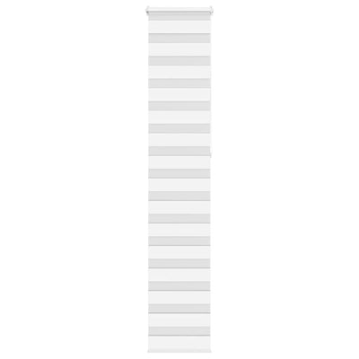 Vidaxl zebra rolgordijn 40x230 cm stofbreedte 35,9 cm polyester wit
