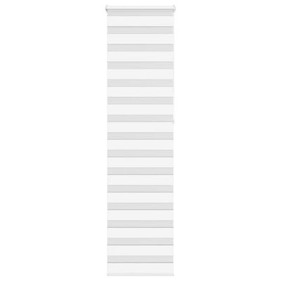 Vidaxl zebra rolgordijn 55x230 cm stofbreedte 50,9 cm polyester wit