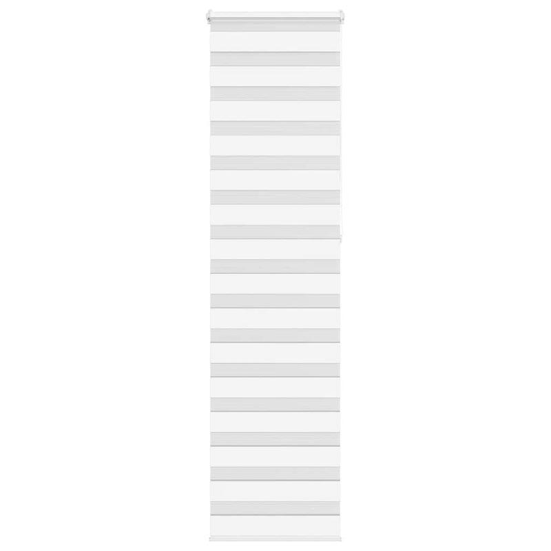 Vidaxl zebra rolgordijn 55x230 cm stofbreedte 50,9 cm polyester wit