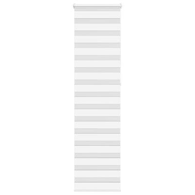 Vidaxl zebra rolgordijn 60x230 cm stofbreedte 55,9 cm polyester wit