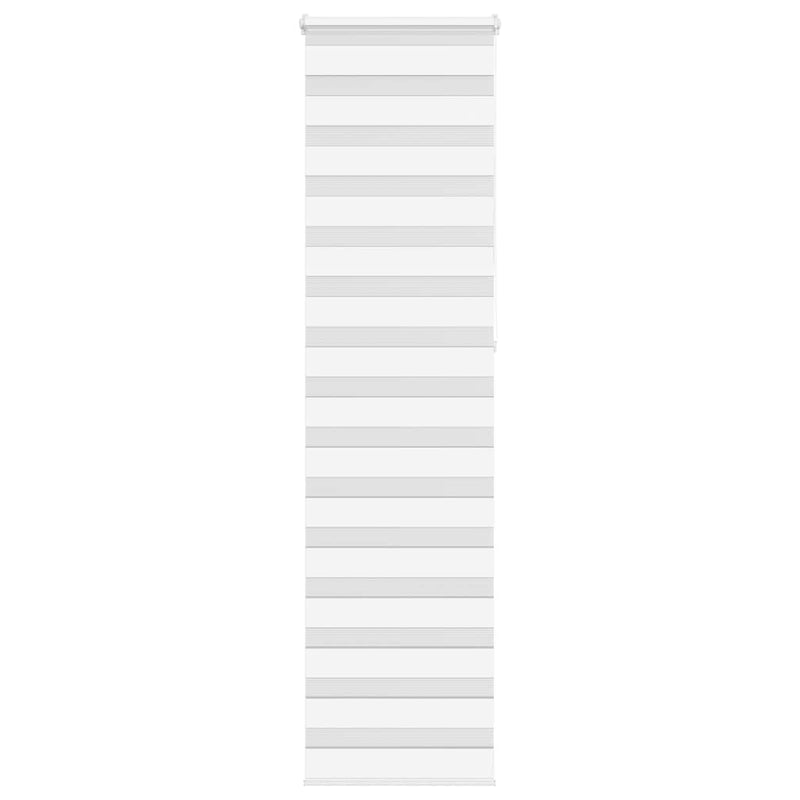 Vidaxl zebra rolgordijn 60x230 cm stofbreedte 55,9 cm polyester wit
