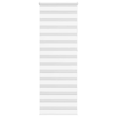 Vidaxl zebra rolgordijn 70x230 cm stofbreedte 65,9 cm polyester wit