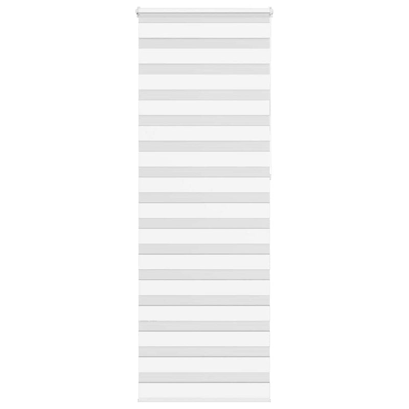 Vidaxl zebra rolgordijn 70x230 cm stofbreedte 65,9 cm polyester wit