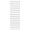 Vidaxl zebra rolgordijn 75x230 cm stofbreedte 70,9 cm polyester wit