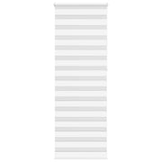 Vidaxl zebra rolgordijn 75x230 cm stofbreedte 70,9 cm polyester wit - afbeelding 1