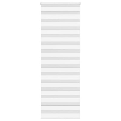 Vidaxl zebra rolgordijn 75x230 cm stofbreedte 70,9 cm polyester wit