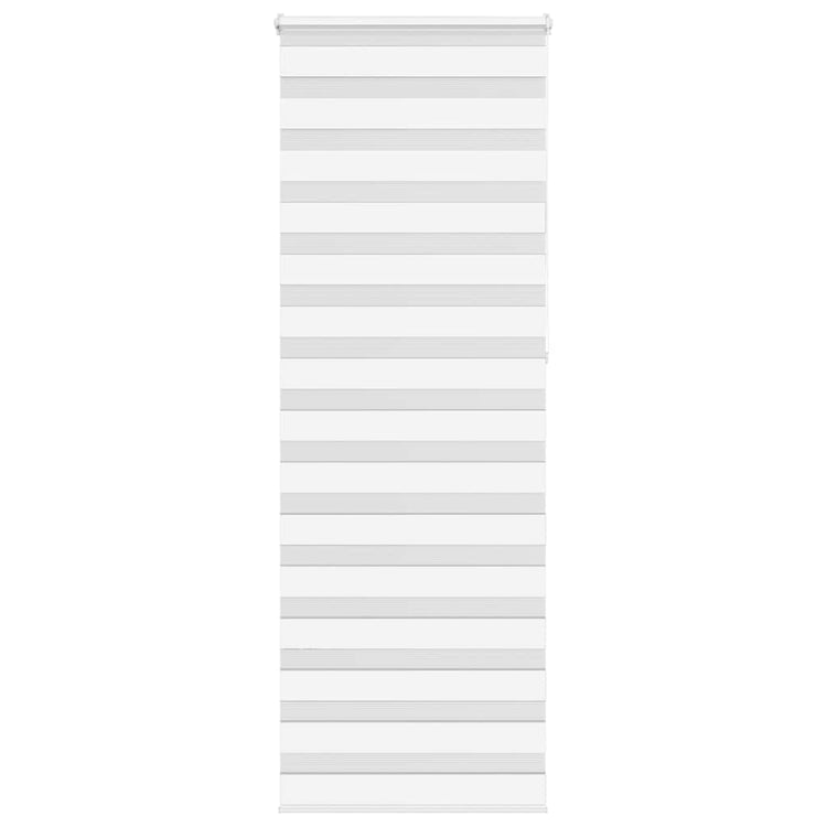 Vidaxl zebra rolgordijn 85x230 cm stofbreedte 80,9 cm polyester wit
