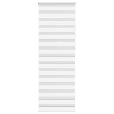 Vidaxl zebra rolgordijn 90x230 cm stofbreedte 85,9 cm polyester wit