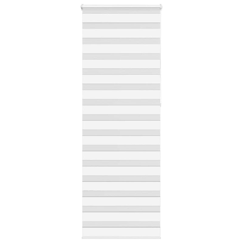 Vidaxl zebra rolgordijn 90x230 cm stofbreedte 85,9 cm polyester wit